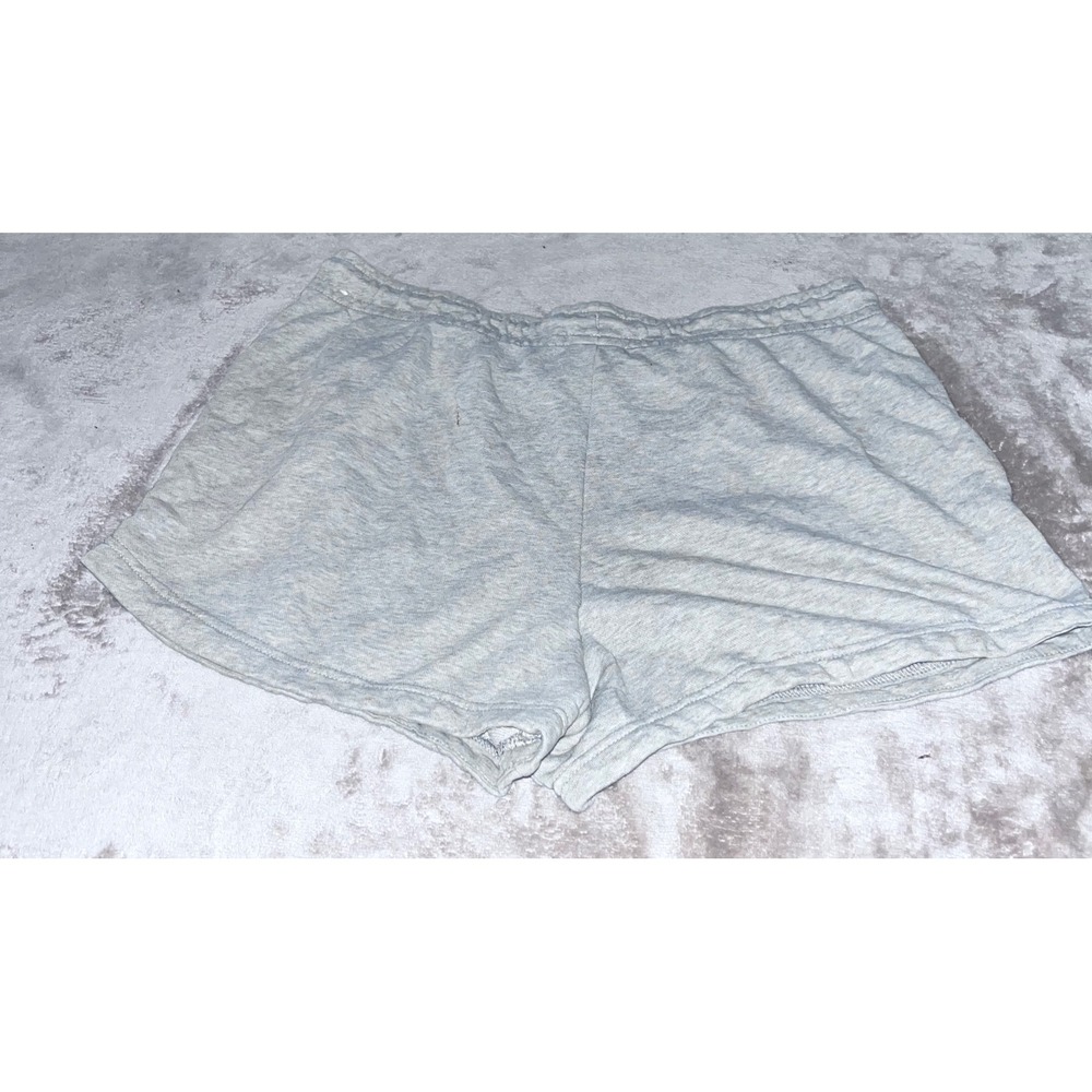 Nike Sportswear Essential Womens Grey French Terry Drawstring Shorts Size Large - Picture 4 of 4